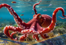 Punya Tiga Jantung! Berikut 5 Fakta Unik Gurita Merah Pasifik Timur