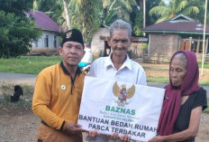 Terbakar Saat Malam Tahun Baru, Warga Seluma Dapat 'Rumah Baru' dari Baznas