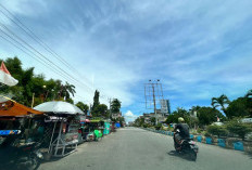 Penertiban Pedagang Kaki Lima di Kawasan Taman Merdeka Setelah Lebaran