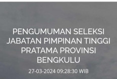 40 ASN Rebut 6 Kursi Jabatan Eselon II Pemprov Bengkulu
