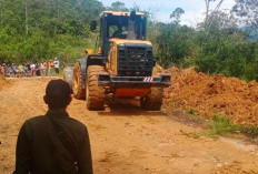 Lumpuh Total, Akses Jalan Lebong-Rejang Lebong Tertimpa Longsor