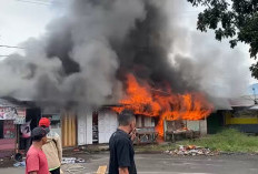 Dalami Pemicu Kebakaran 6 Warung Semi Permanen di Areal Terminal Pasar Kepahiang