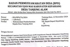 Ini Isi Surat Rekomendasi BPD Pecat Kades Tanjung Alam, Tinggal Selangkah Lagi