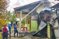 Gedung Berserta Isi Perpustakaan SDN 107 Kaur Ludes, Kerugian Ditaksir Rp100 Juta 