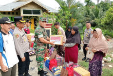 Kapolres Dan Dandim BSK Bantu Korban Banjir Kota Manna