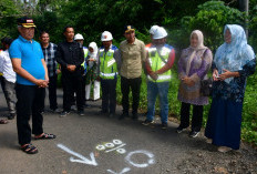 Jalan Penghubung UPT Kota Padang Segera Dibangun, Bupati Rejang Lebong Tandai Titik Nol