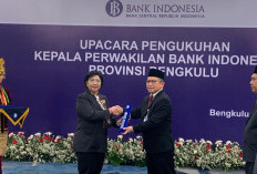 Wahyu Yuwana Dikukuhkan Sebagai Kepala Kepala Perwakian Bank Indonesia Provinsi Bengkulu