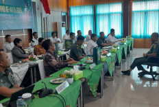 Dukung TMMD, Ketua DPRD Bengkulu Utara Rapat Bersama di Korem 