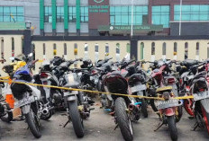 Sat Lantas Polres Rejang Lebong Amankan Puluhan Motor Berknalpot Brong 