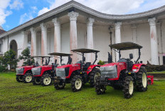 Bukan untuk Dijual, Bantuan 4 Unit Traktor Perkuat Ketahanan Pangan