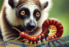 Pemakan Kelabang! Berikut 5 Fakta Unik White Fronted Brown Lemur