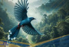 Punya Pembantu untuk Merawat Anaknya! Berikut 5 Fakta Unik Burung Sri Lanka Blue Magpie